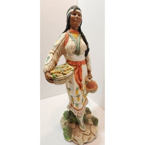 Vtg Universal Statuary Corp Native American Woman w/Baby Signed Kendric 1978 - Picture 9 of 15